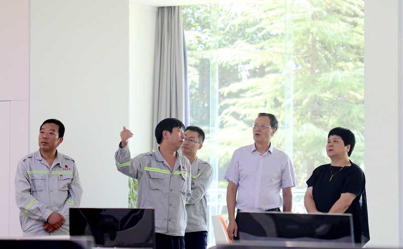 陜煤集團黨委委員、總會計師楊璇到富平公司調研