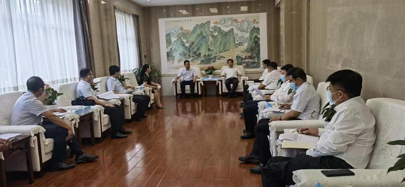 公司黨委副書記、總經(jīng)理周紅一行與韓城市委、市政府共話固廢項(xiàng)目協(xié)調(diào)推進(jìn)工作