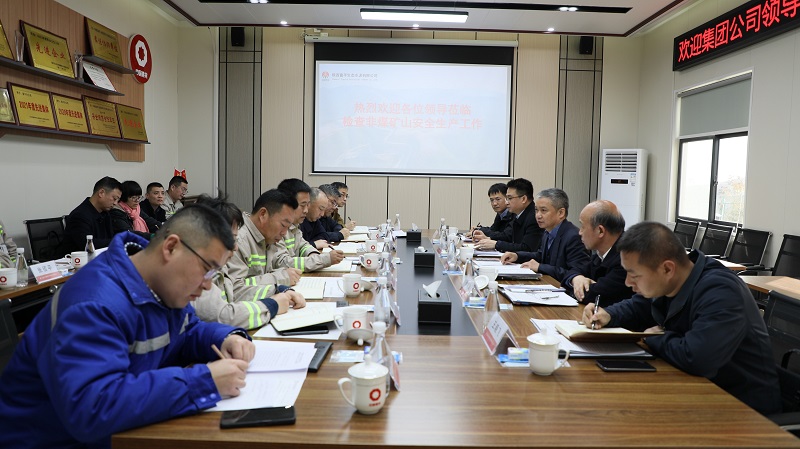陜煤集團副總經理袁廣金一行深入富平公司檢查非煤礦山安全生產工作