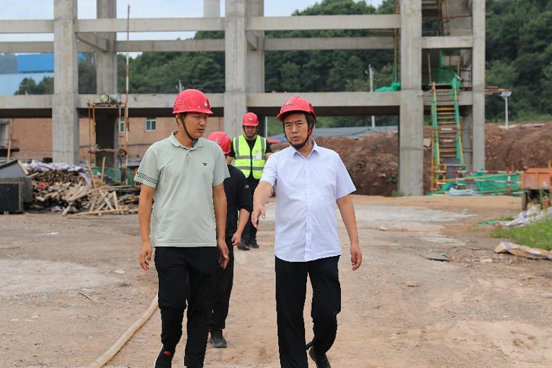 陜西建材科技公司黨委副書記、總經(jīng)理周紅到黃陵新材公司調(diào)研指導(dǎo)工作