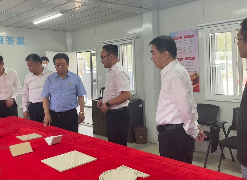省人大常委會副主任、渭南市委書記樊維斌一行到龍門綠碳公司調(diào)研指導(dǎo)
