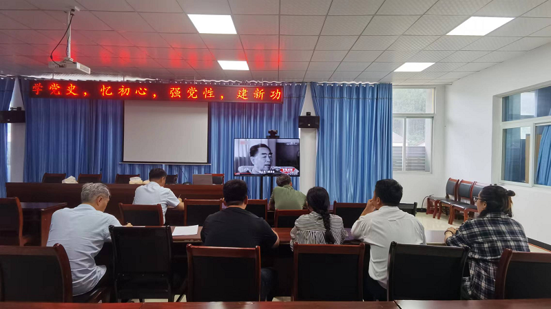 學(xué)黨史、強(qiáng)信念-陜渝建材公司黨支部組織開展“學(xué)黨史、憶初心、強(qiáng)黨性、建新功”主題黨日活動