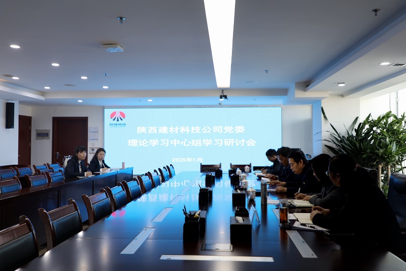 陜西建材科技公司召開黨委理論學(xué)習(xí)中心組學(xué)習(xí)會議