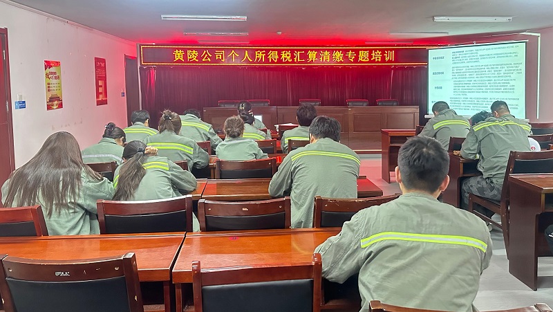 黃陵公司組織開展個人所得稅專題培訓(xùn)