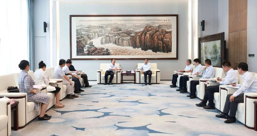 張文琪會(huì)見(jiàn)陜西省科協(xié)黨組書(shū)記李豫琦